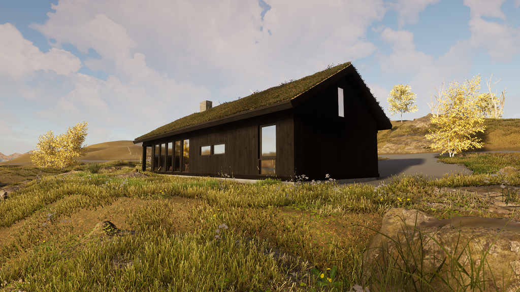 Fjellrede 100m2 med hems
